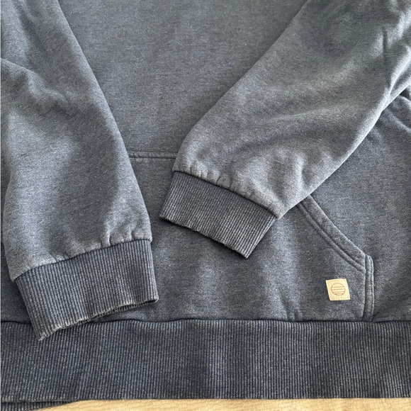 Marine Layer Dark Blue Pullover Hoodie Sweatshirt Size Large - Picture 8 of 8
